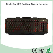 Múltiples idiomas disponibles Teclado de un sólo color rojo LED Gamer (KB-1901EL-R)